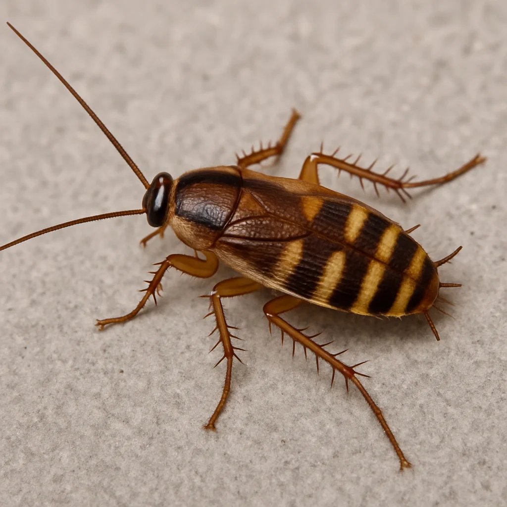 الصرصور البني المخطط