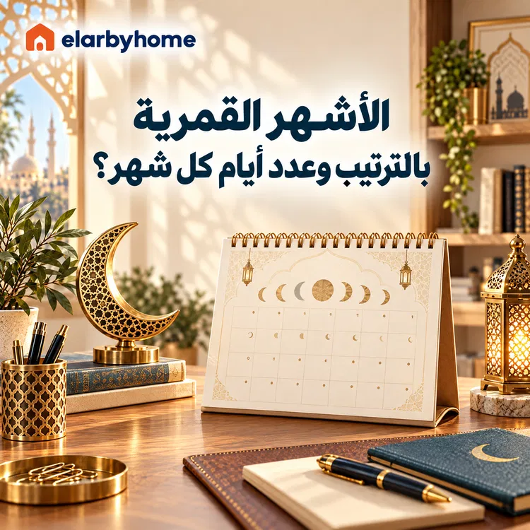 الأشهر القمرية بالترتيب